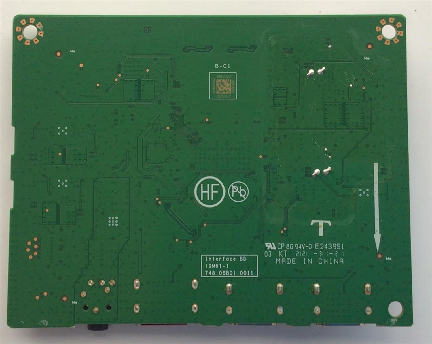 MAIN ´PARA MONITOR DELL / NUMERO DE PARTE 7ZB.0680L0007 / 748.06B01.0011 / 19M61.1 / DISPLAY M270HVR01.3 / MODELO S2721HGF  - Imagen 2